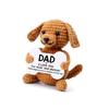 Stressverlichting Haak Hond Poppetje Handgemaakte Gebreide Metgezel Auto Accessoire Hangend Ornament Huis Decoratie Schattig Cadeau