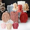 1pc Silicone Mold Medusa Candle Mold Sculpture Body Snake Hair Figure Wax Candles Silicone Mold Decoration Epoxy Resin Mol