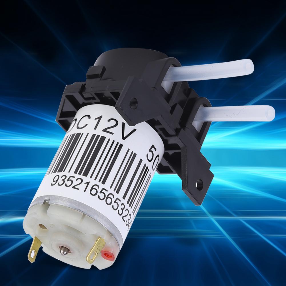 Right Angle Self Priming Pump   Peristaltic Pump with Silicone Tube for Experiment(12V )