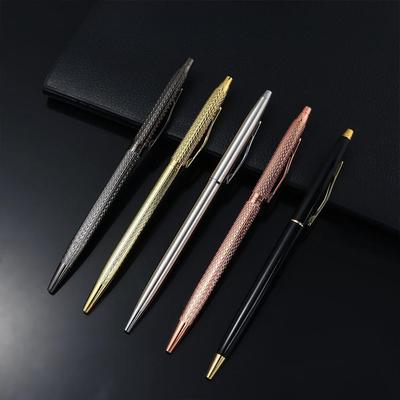 Smooth Continuous Ink Business Stationery School Office Supply Black Ink Writing Tools Sign Pen Metal Pen Ballpoint Pen Gel Pen