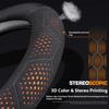 For MG MG4 3SW ZR EHS EZS GS MG7 MG5 MG6 MG3 HS ZS EV GT X Power Car Carbon Fiber Leather Steering Wheel Cover Auto Accessories WW5