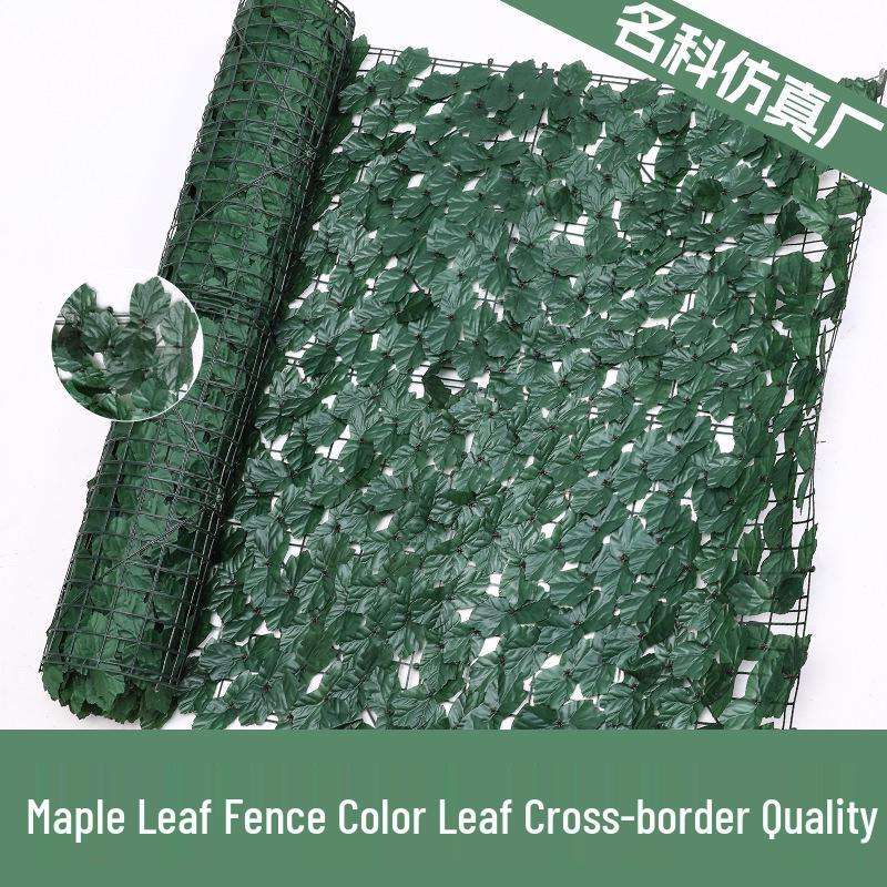 Artificial Green Ivy Rattan Fence for Balcony and Exterior Walls