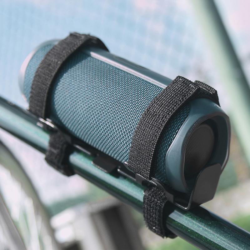 Speaker Holder For Bike Speaker Mount For Golf Cart Anti-Slip Adjustable Strap Bracket Attachment Portable For Water Bottles