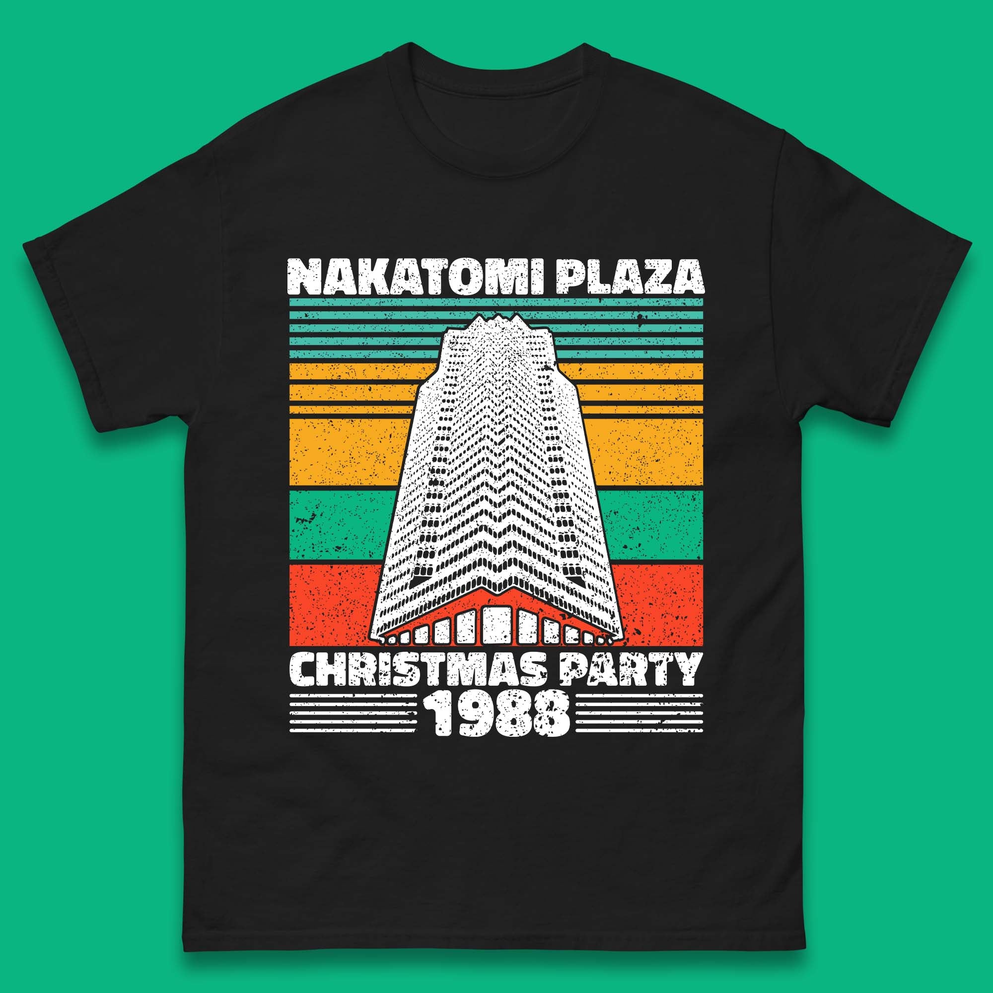 Nakatomi Plaza Christmas Party Mens T-Shirt Womens Tops Tees S