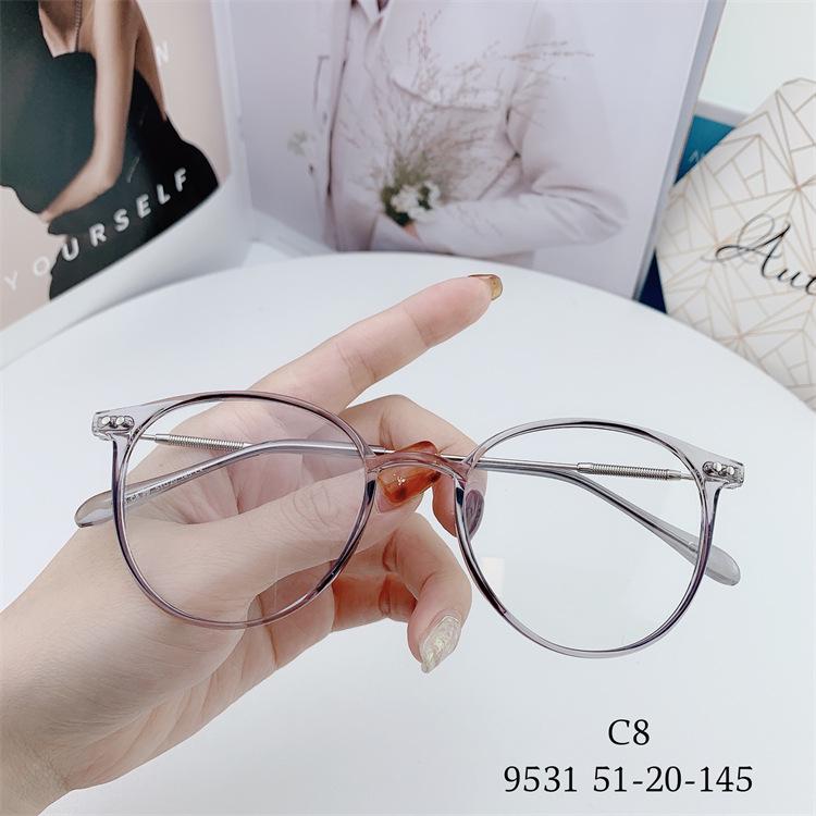 TR90 Ultra Light Anti Blue Glasses Round Frame Unisex Computer Reading Glasses High Quality Optical Lenses Fashion Eyewear