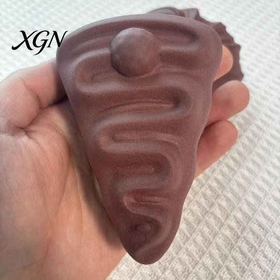 Mousse Cake Squeeze Toy Chocolate Anti-Anxiety Simulated Cream Sensory Simulation Food Photo Props Stress Relief