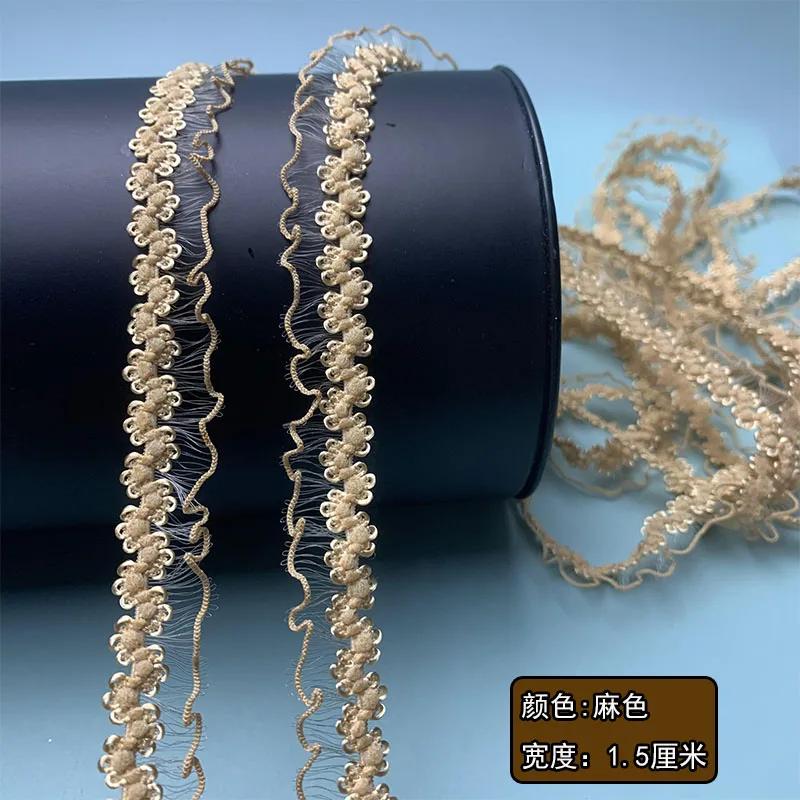 20meters/lot Elastic Colored Lace Organza Ribbon DIY Clothing Curtains Handmade Crafts Accessories Festival Gift Packaging
