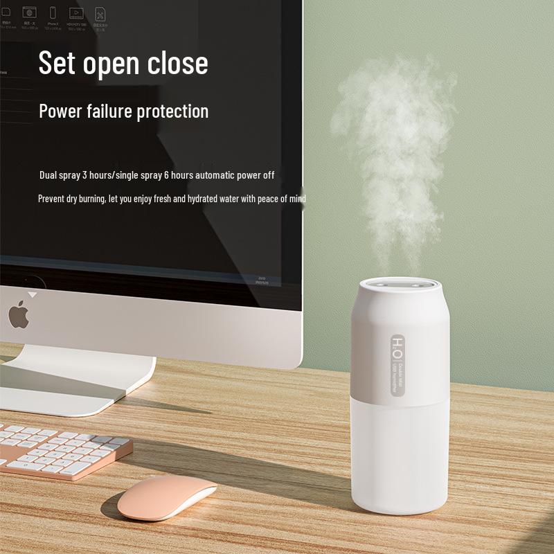 2025 Portable Double Spray USB Wireless Humidifier & Aromatherapy Air Purifier