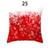 Merry Christmas Cushion Cover Xmas Pillowcase Happy New Year Navidad Santa Claus Red Pillow Cover Ornament Gifts Home Decor