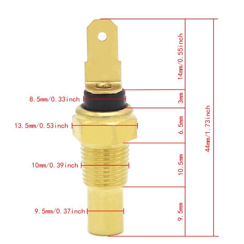 Wassertemperatur-Temperatursensor für Suzuki UC125 UC150 Epicuro UH125 UH150 UH200 Burgman UX125 UX150 Sixteen 34850-21E00