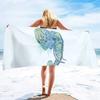 Elephant Beach Towels Quick Dry Microfiber Soft and Absorbent Bath Towel Outdoor Travel Oversized Beach Towel for Adults Kids