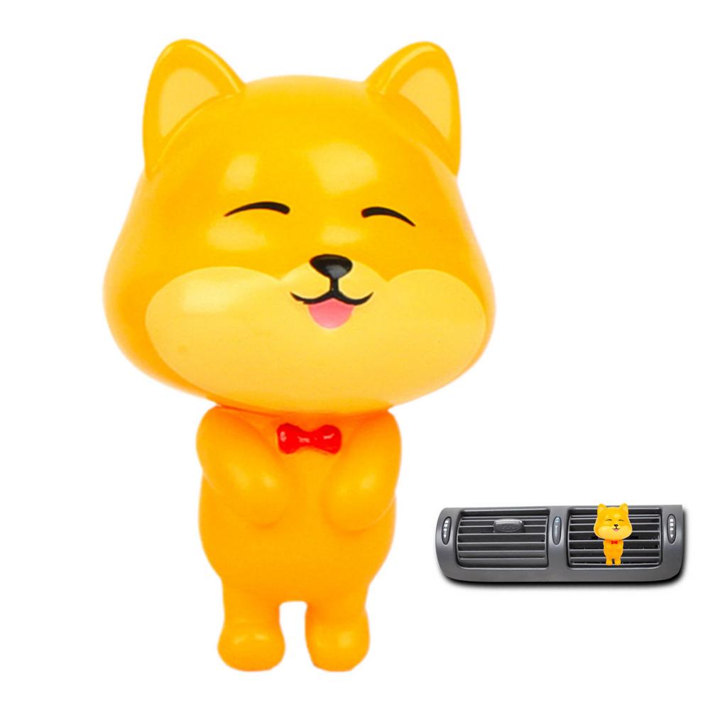 

Освежитель воздуха для автомобиля, зажим для вентиляционного отверстия, милый диффузор аромата в виде животного, зажим для вентиляционного отверстия, устранитель запаха для женщин и мужчин, автомобильный освежитель воздуха жёлтый