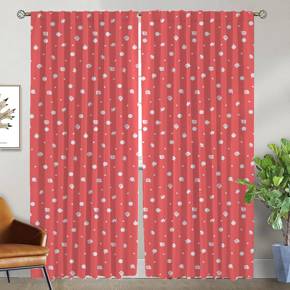 

Animal Crossing Curtains for Living Room Curtain Tulle for Bedroom Home Interior Curtains 2 Pieces Shades Partition Kitchen W50xH70cmx2pcs-CL