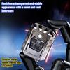 New Creative Metal Hollow Double Arc Lighter Convenient Power Display Lighting for Men Gift Cigarette Accessories