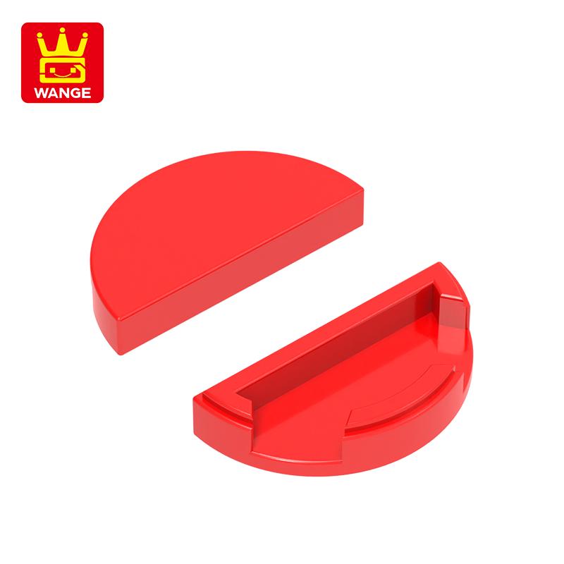 Non-Toxic 543Pcs/Lot 1748 1X2 Semi Circular Light Panel Building Blocks Moc Accessories Compatible With Brick Children Toys Gift