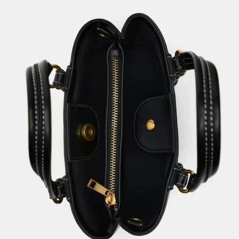 Home Women's Bags Olive Green Mini City Handheld Messenger Bag Fashion Versatile Bucket Bag Commuter