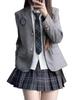 School Uniform JK School Sailor Student for Entrance Graduation School Cultural Amusement Cute Full Size L [Qichenk] Girls' Set, (High Girl), Suit,