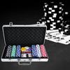 Chips Set Texas Cards Poker Dice Decks Set Accessories for Casino Game 300pcs
