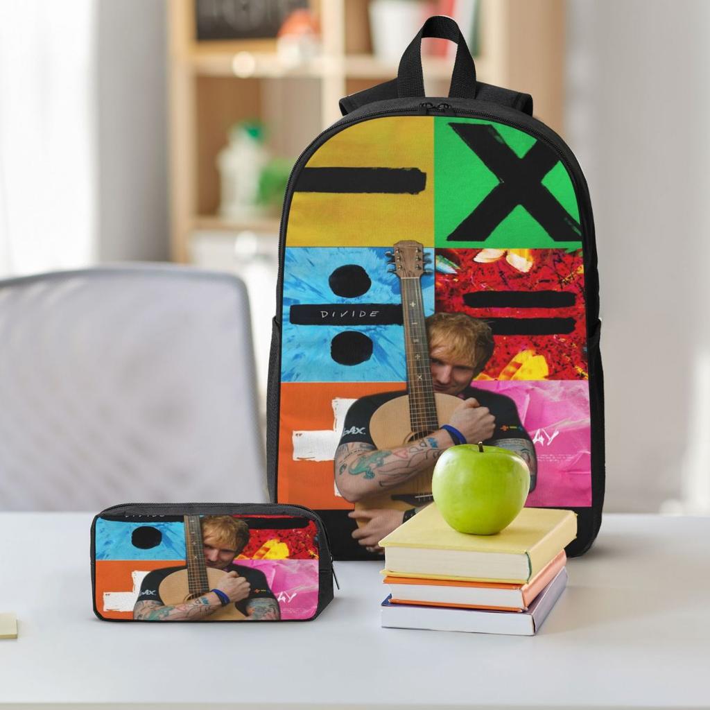 Ed Sheeran Loop Tour 2026 Kids Backpack Lunch Box Pencil Boxes for Boys Girls Backpacks Large Capacity Schoolbag Bookbag Set