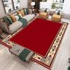 Klassischer Roter Türkischer Teppich Eleganter Wohnzimmerteppich Persisch Inspirierter Teppich für Schlafzimmer Flur Wintergarten Dekor Luxuriöser Heimakzent