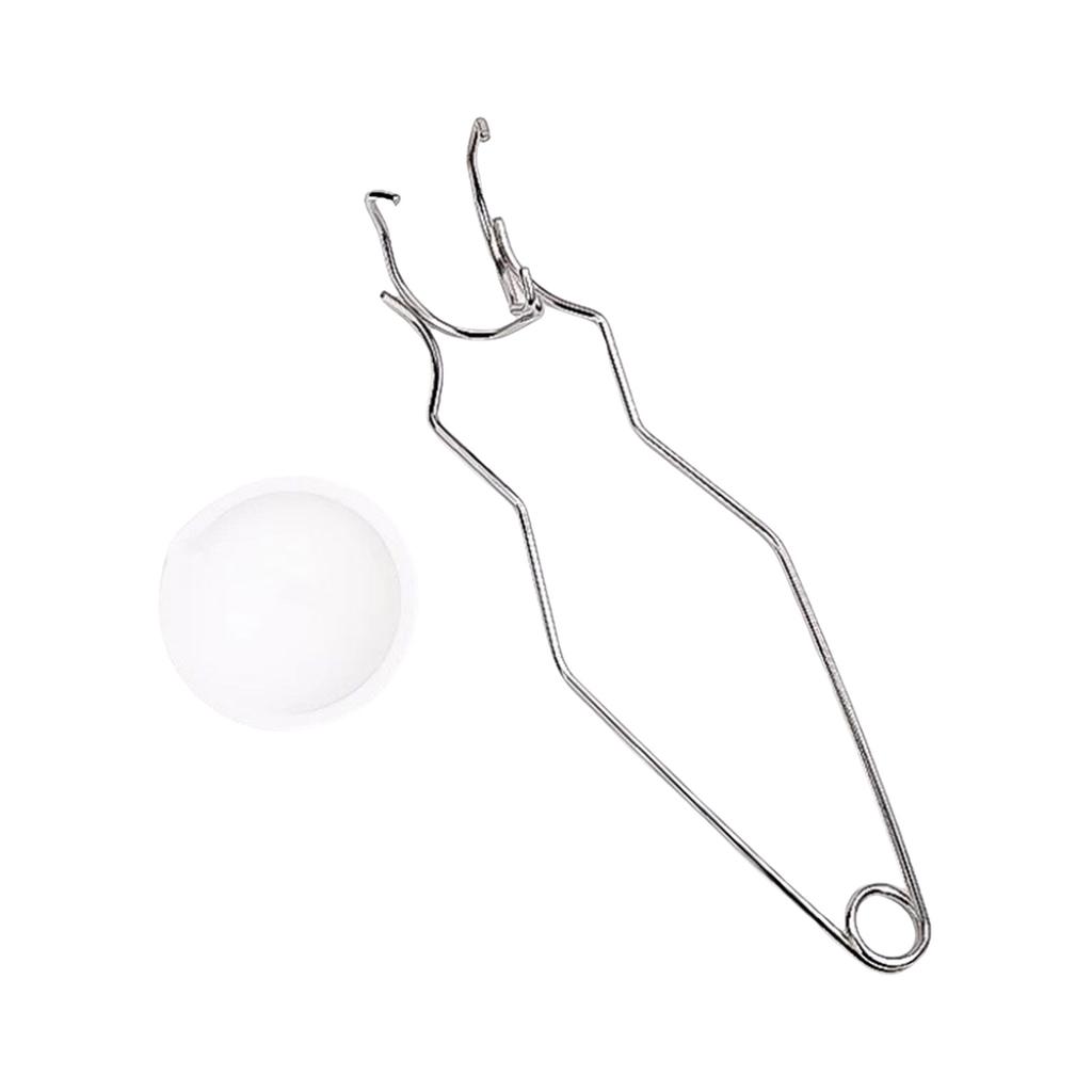 Quartz Crucible Set Tongs Handle Metal Melting Bowl Set Whip Tongs Crucible Dish Suitable for Gold Silver Copper Melting