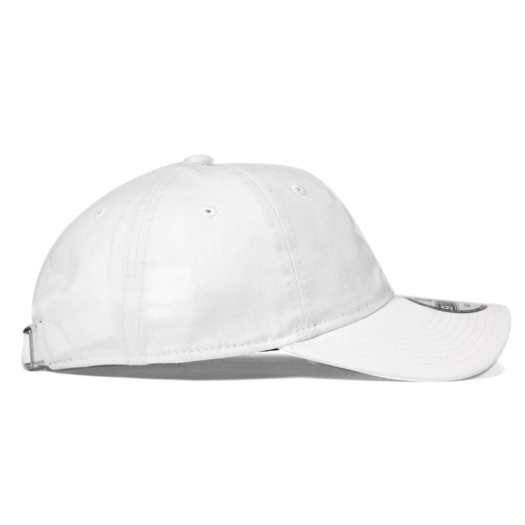 New Era 9TWENTY Adjustable Unstructured Solid Color White Cap, (Used),