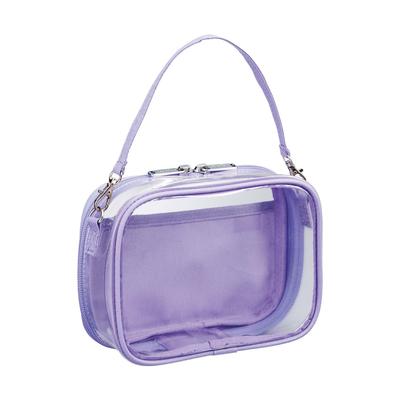 LIHIT LAB Myfa Oshikatsu Plush Decoration Box Mini Lilac Pouch, Wide, Purple, A3309-10