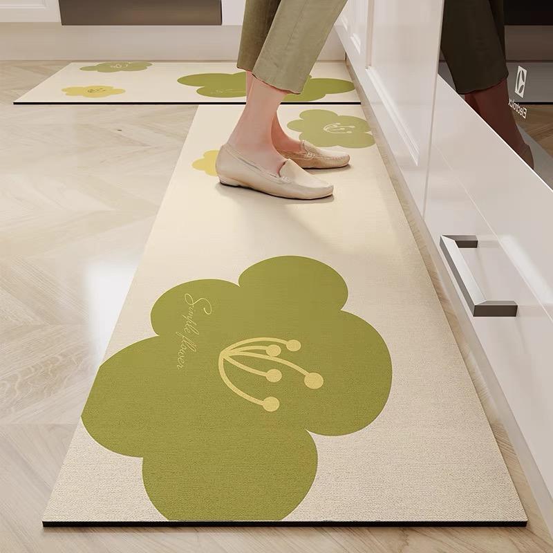 

ВИКАМА Современные Простые Длинные Впитывающие Воду Масловпитывающие Диатомитовые Коврики для Пола Специальные Нескользящие Коврики для Ног для Ресторана 40X60CM(1.3X2FT