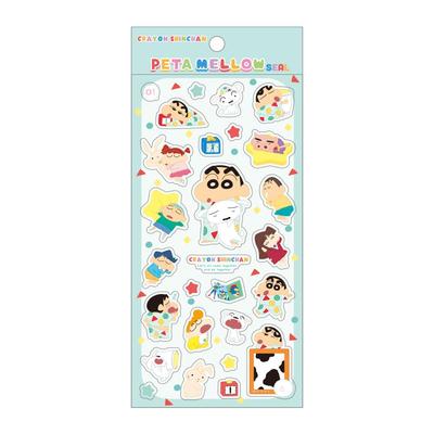 Ts Factory Crayon Shin-chan Sticker Petamelow MUGYU 3D Style Pajama Design Decoration Goods Approximately H175W90mm (Separator Size)