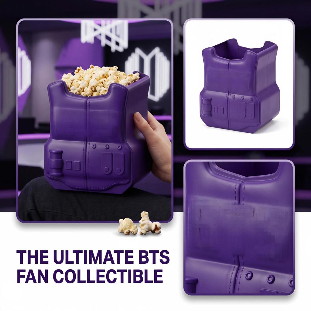 Novelty for Music Fans - Collectible Snack Container for Party Night Gift