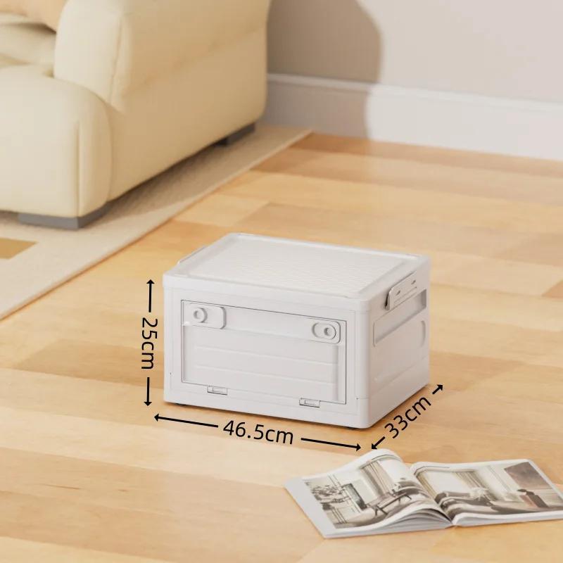 Storage Box Household Clothes Children's Toys Organizing Box Large Capacity Storage Box Folding Storage Box Plastic Locker