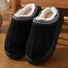 Fashion 2024 Winter Unisex Platform Fluffy Slippers Women Plush Warm Home Cotton Shoes Woman Comfort Soft Sole Non Slip House Slippers