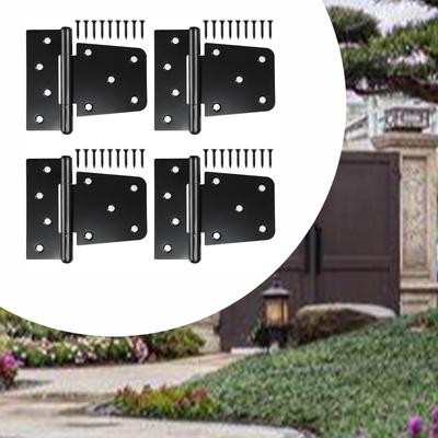 4 Pieces Heavy Duty Gate Hinges Barn Wear Resistant Accessories Multifunctional Replacement