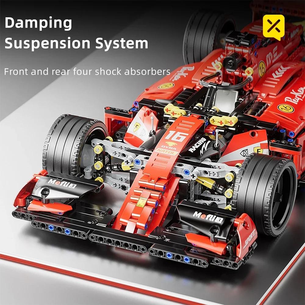 Building Blocks Car Remote Control Super Racing Car Moc Bricks Rc High-Tech Model Race Car Toys Vehicle Kids Boys Christmas Gift