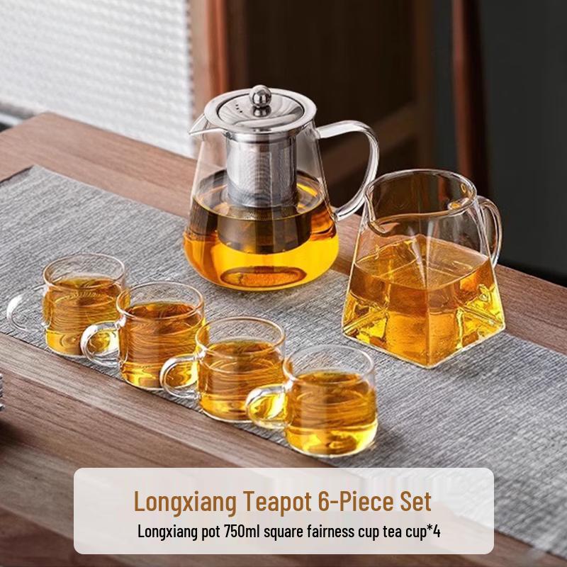 Biaoxing 2026 Light Luxury Glass Kung Fu Tea Set