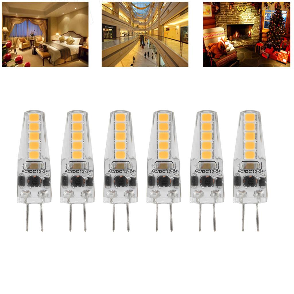 ZK40 10 Stück G4 LED-Lampen 2W Bi-Pin-Sockel Dimmbare Lampen für Kronleuchter Deckenleuchte Tischlampe 2700K AC 12‑24V
