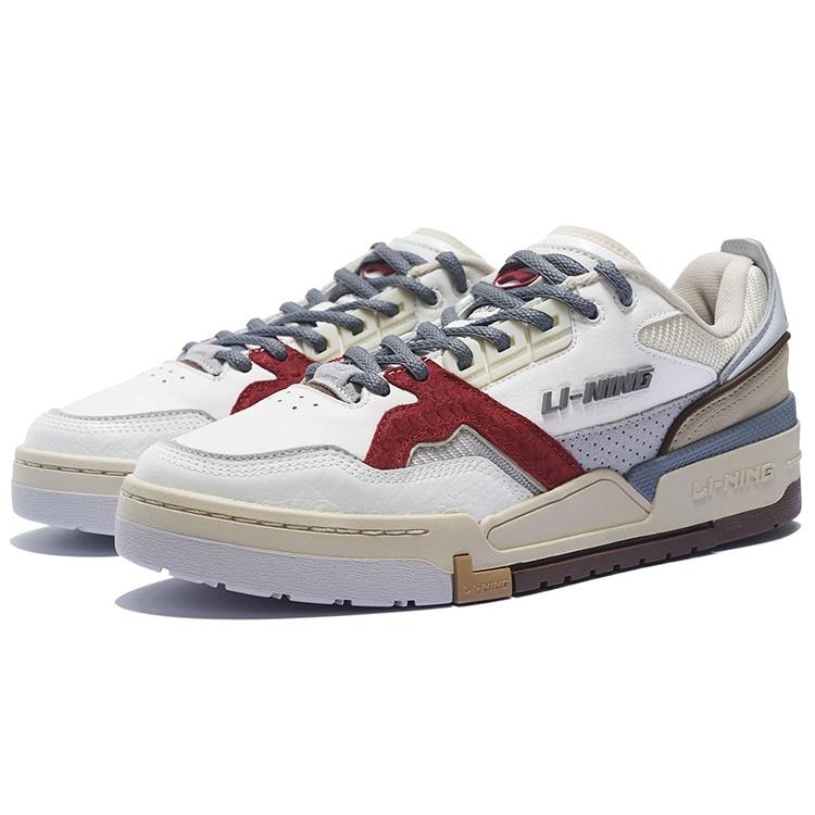 Li-Ning 001 BTC 'White Grey Red' Men's AZGS091-3