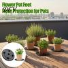 Non Scratch Pot Stands 6Pcs Plant Risers, 8 Inch Round Plastic Bases Elevator Stands, Feet for Indoor Outdoor Flower Pots