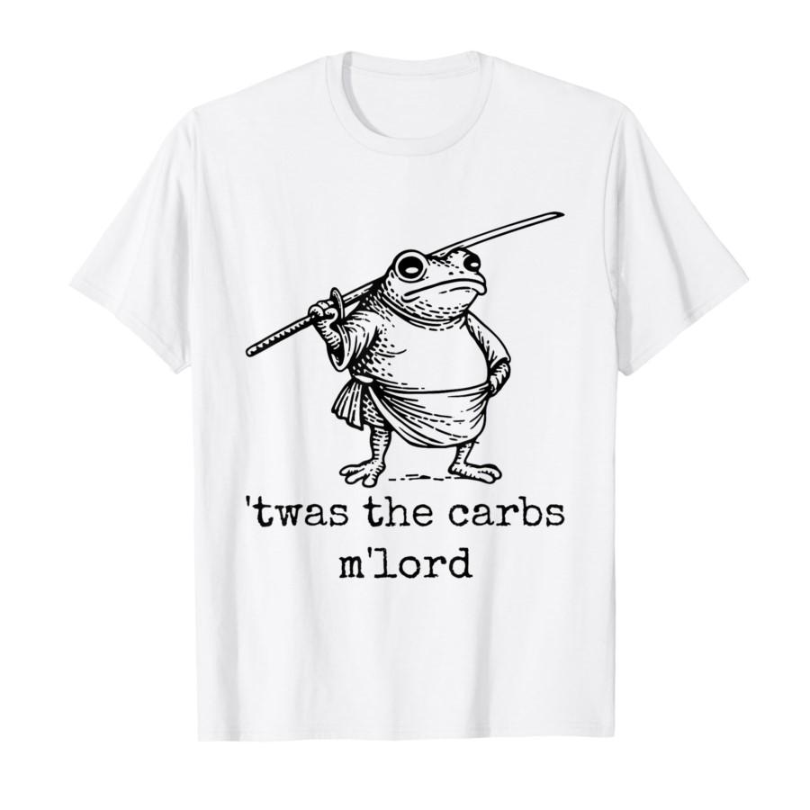 TWAS The Carbs M Lord Смешная лягушка Мем Футболка Мужская Женская 100% Хлопок Футболки С коротким рукавом P450 4XL