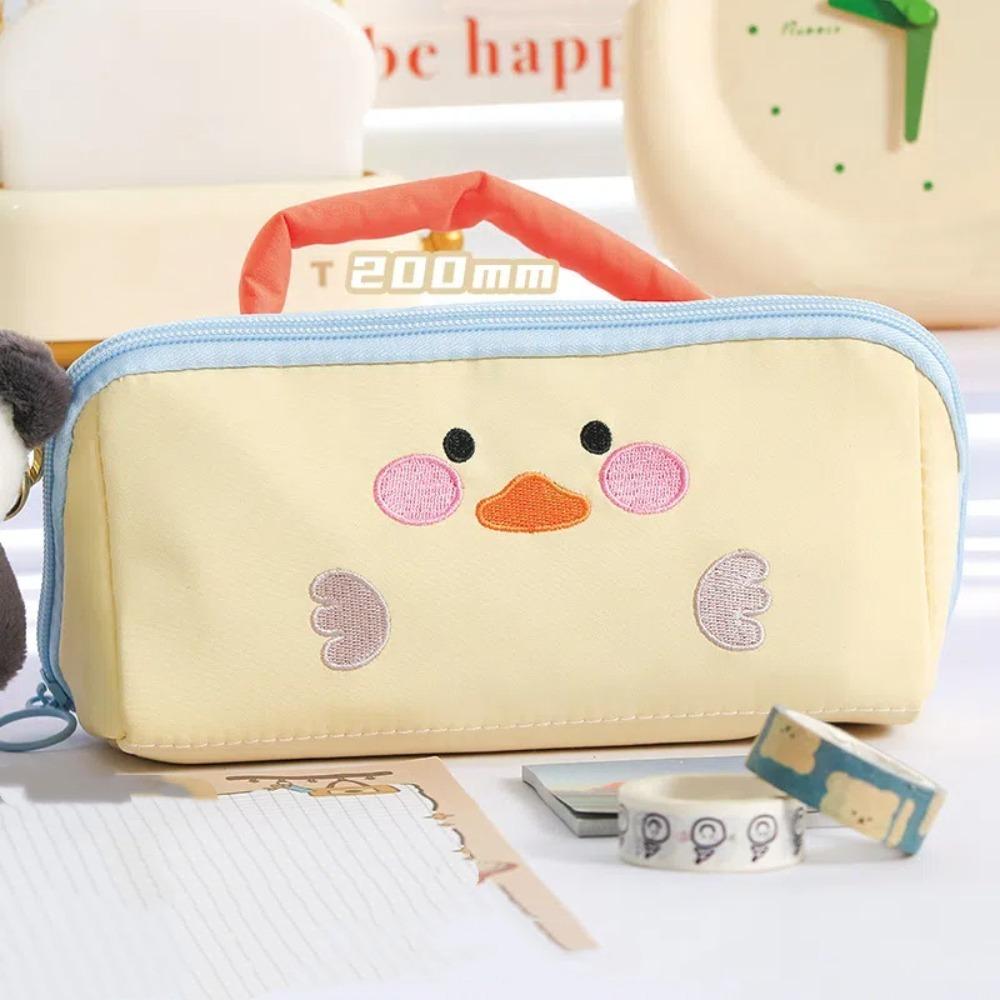 Cosmetics Storage Cartoon Pencil Case Large Capacity Stationery Storage Bag  Office Supplies