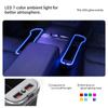 YZ Multifunctional Cup Holder Gap Storage Box Car Seat Gap QC3.0 USB 7 Colours Changing LED Charging Auxiliary for Vehicles