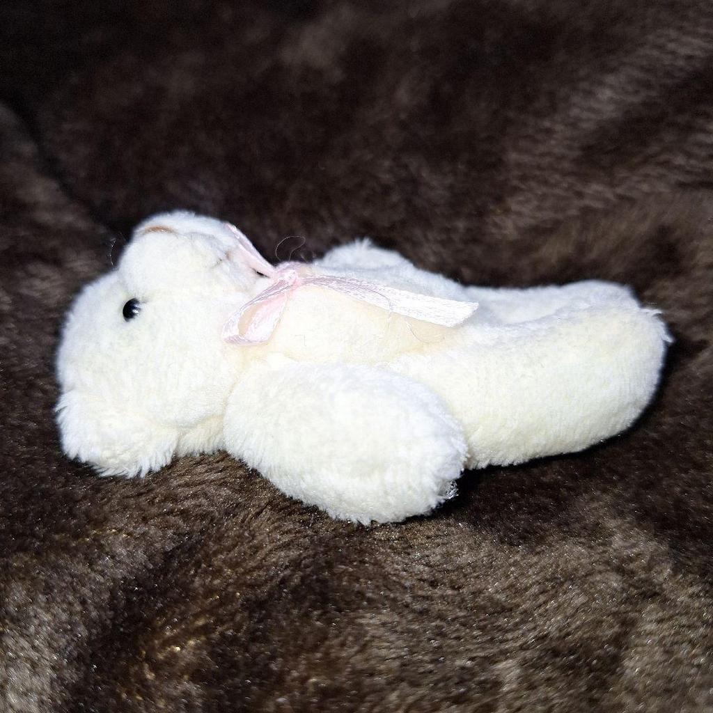 [USED] Teddy Bear, Mini Plush Toy, Bear, Retro Heisei Style