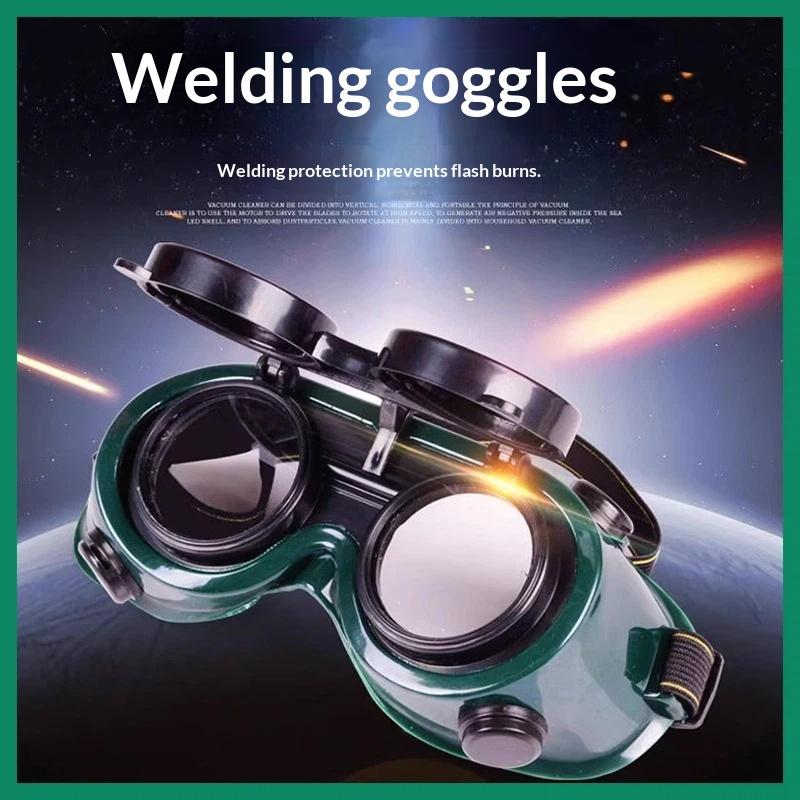 Dust Proof Chemical Goggles Portable Welding Goggles Anti-Glare Protective Welding Glasses Safety Protective Grinding Glasses