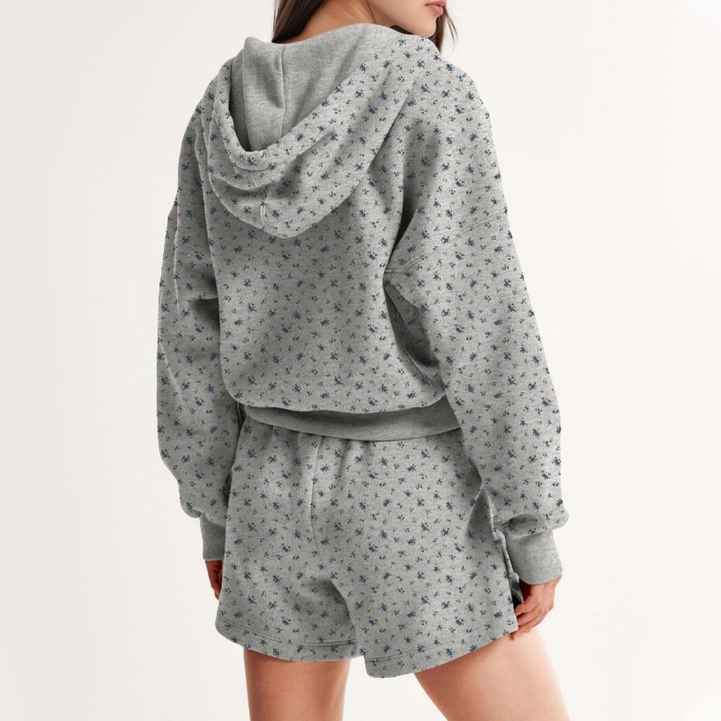Women's Fashion Zipper Hoodie Long Sleeve Hooded Pullover Sweatshirt Casual Color Tops With Pockets