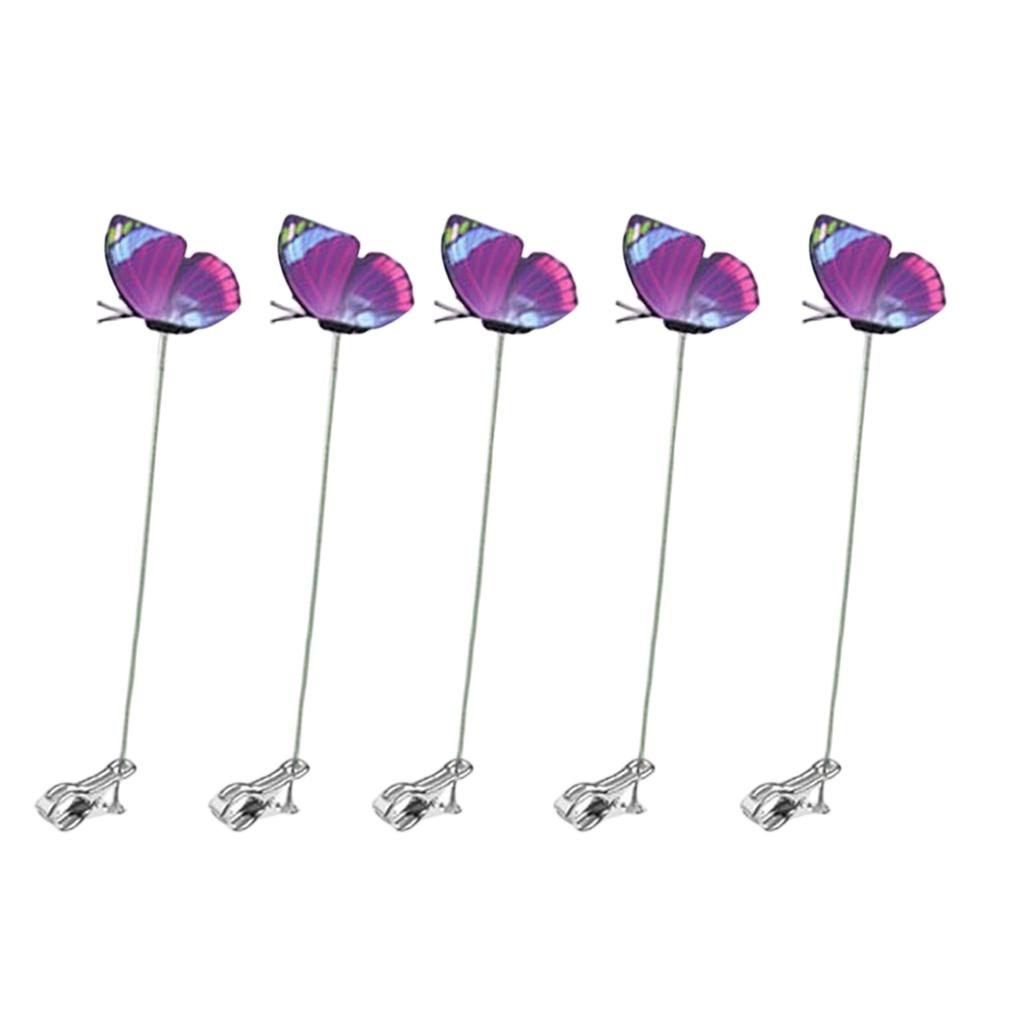 Simulated Butterfly Clips For Outdoor Grassland Garden Decoration, PVC Butterfly Clips For Garden Flower Arrangement Series Decoration.