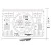 Wuyi TQ-13 Multi-functional Map Reading Ruler