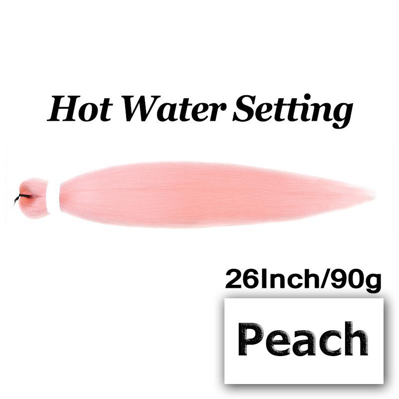 Braiding Hair Pre-stretched 26 Inch Hair Extensions for Afro Crochet Braids Synthetic Hair DIY Purple Pink Peach Red Jumbo Braid