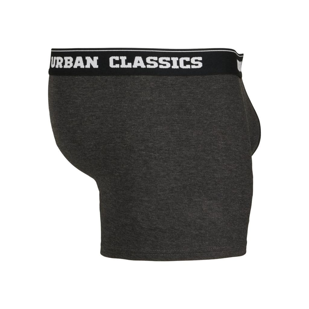 Urban Classics Mens Repeat Logo Boxer Shorts (Pack of 3)