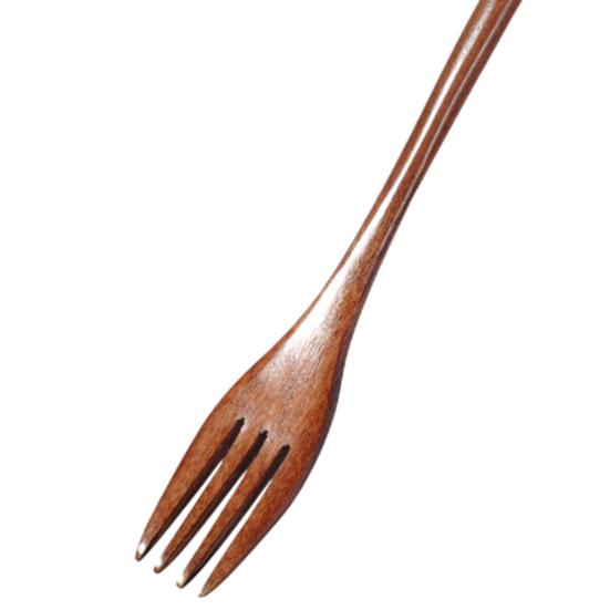 Creative Fork Cooking Utensil Decorative Textured Japanese Style Cutlery Fork Kitchen Gadget