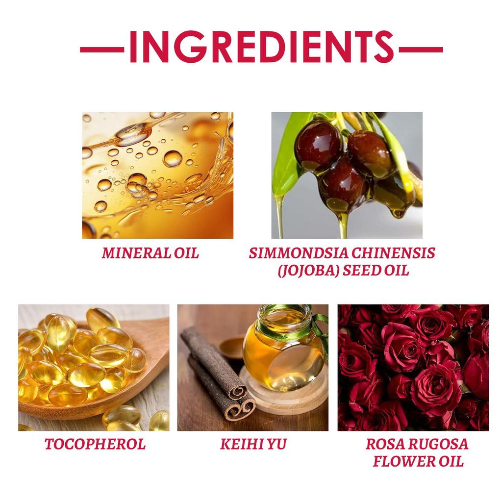 EELHOE Rosehip Oil 30ml: Reduces fine lines, brightens and whitens, fades dark spots, deeply moisturizes, and softens hair. A skin and hair care oil.